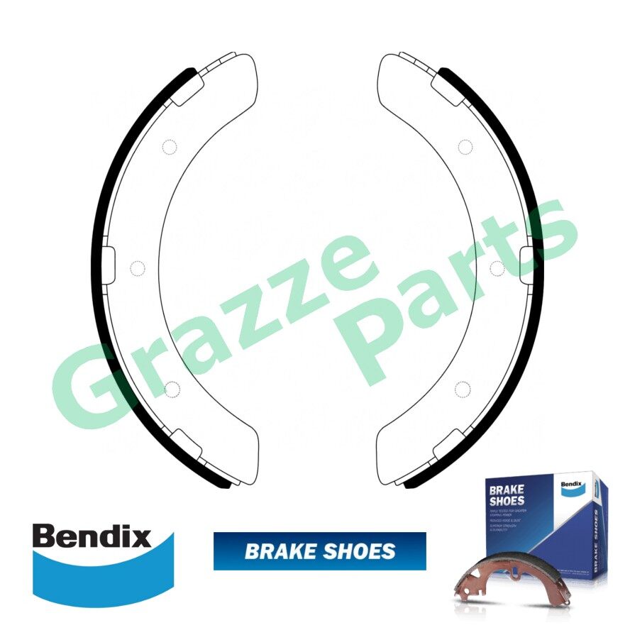 Bendix Brake Shoe Rear for D6627 - Mitsubishi Canter 639 FE100 FE120