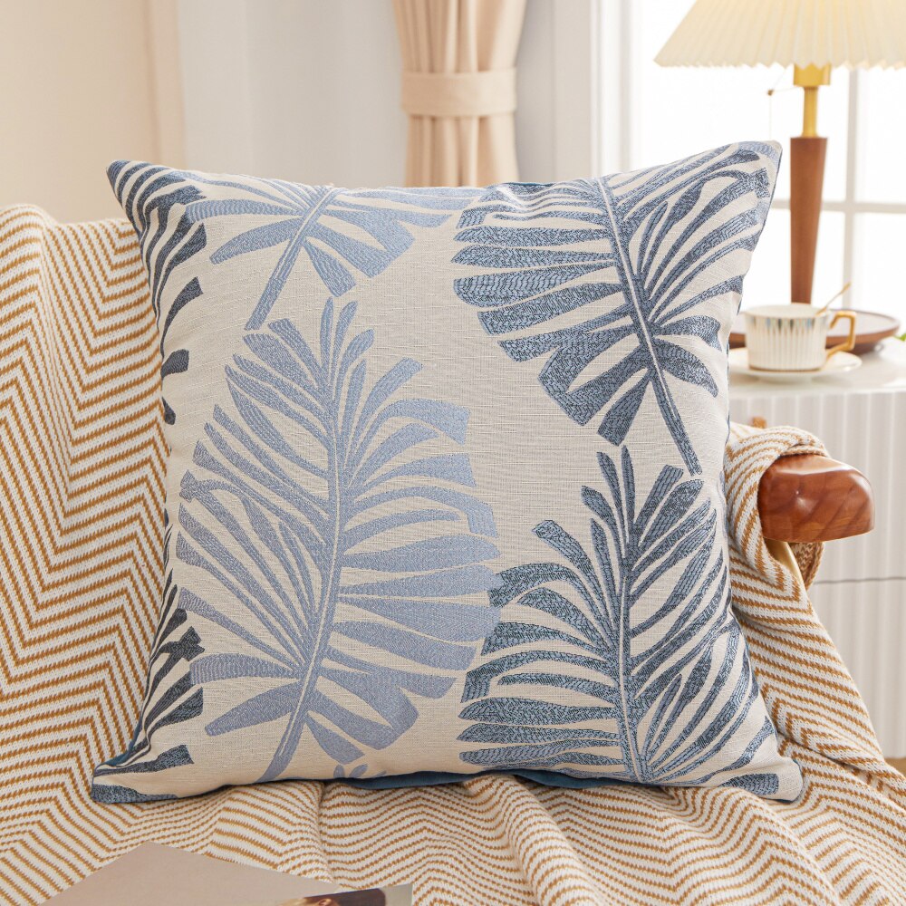 45x45cm/40x60cm/55x55cm Available! New Cushion Cover Plant Pattern Ins Style Home Decor Cushion Cover For Sofa Office Waist Back Cover Home Decorative Pillowcase