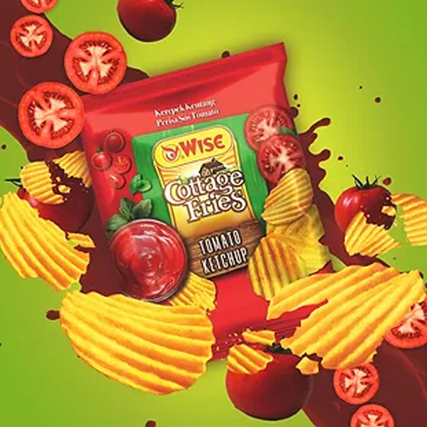 Wise Cottage Fries Tomato Ketchup Potato Chips 60G