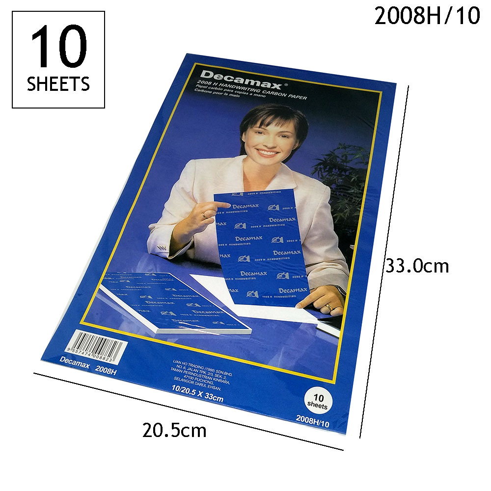 Decamax Carbon Paper - Blue / Black / 10pcs / 50pcs