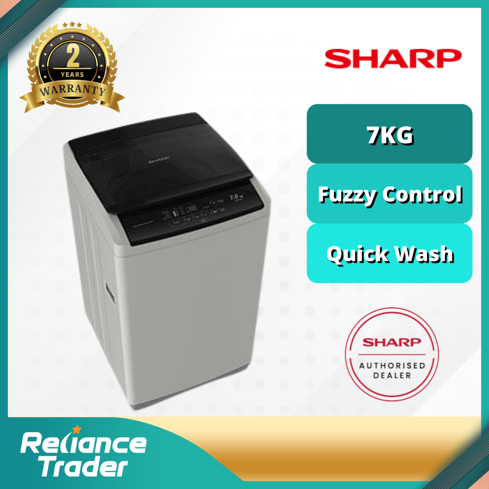 SHARP 7KG FULLY AUTO Washing Machine ES718X / ES721X 