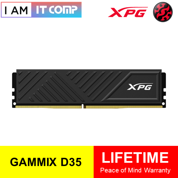 ADATA XPG GAMMIX D35 DDR4 Memory Module Gaming RAM ( Black / White )