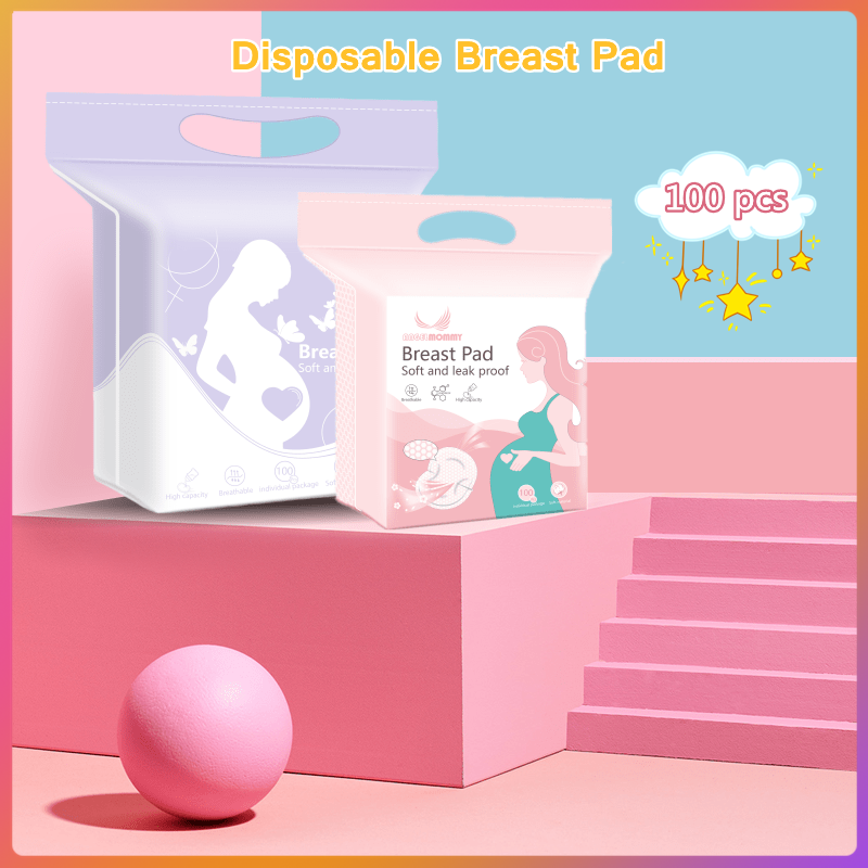 30/50/100pcs Maternity nursing breastpad breathable disposable leak-proof 150ml breastpad WAI100/UB100