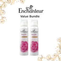 ENCHANTEUR Perfumed Deodorant Mist 75ml  24H Malodour Protection  Non-staining  Floral Powdery Scent