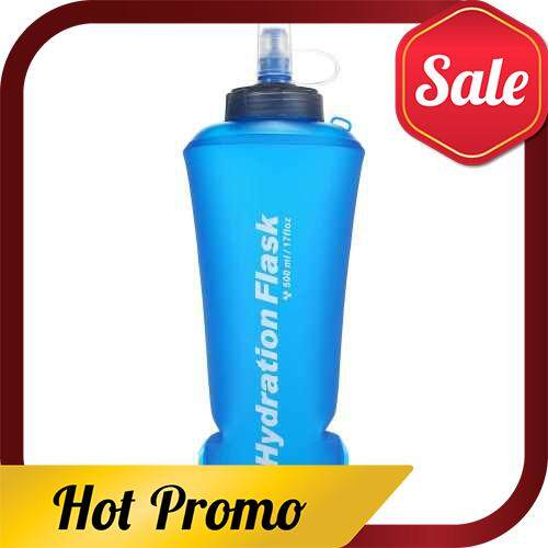500ML Soft Collapsible TPU Water Bottle for Running Hiking Cycling Climbing (Standard)