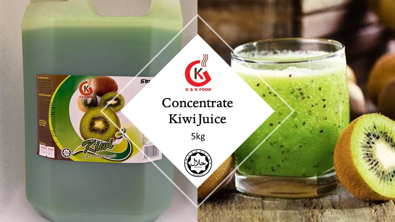 [100 JAKIM HALAL] 5kg Concentrate Kiwi Juice/ Kiwi Milk Shake/ Ice Blended Kiwi/ Stock Cukup