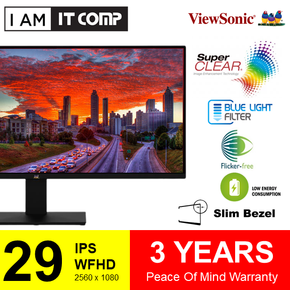 ViewSonic VA2932-MHD / VA2932 29 Inch 75Hz WFHD ( 2560 x 1080 ) IPS Monitor ( VA 2932 )