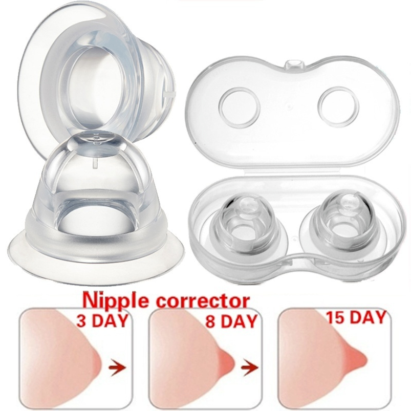 2pcs Nipple Puller Nipple Corrector Nipple sucker Inverted Nipple Corrector Breastfeeding Menyusu Nipple A180