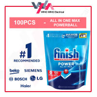 Finish Max 100 Tabs Dishwasher Detergent Tablets Powerball All in One