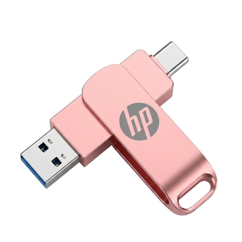 HP 3.0 2TB OTG Metal Flash Drive 1TB  Type-C USB Dual Flash Drive OTG USB Flash Drive Type-C Android