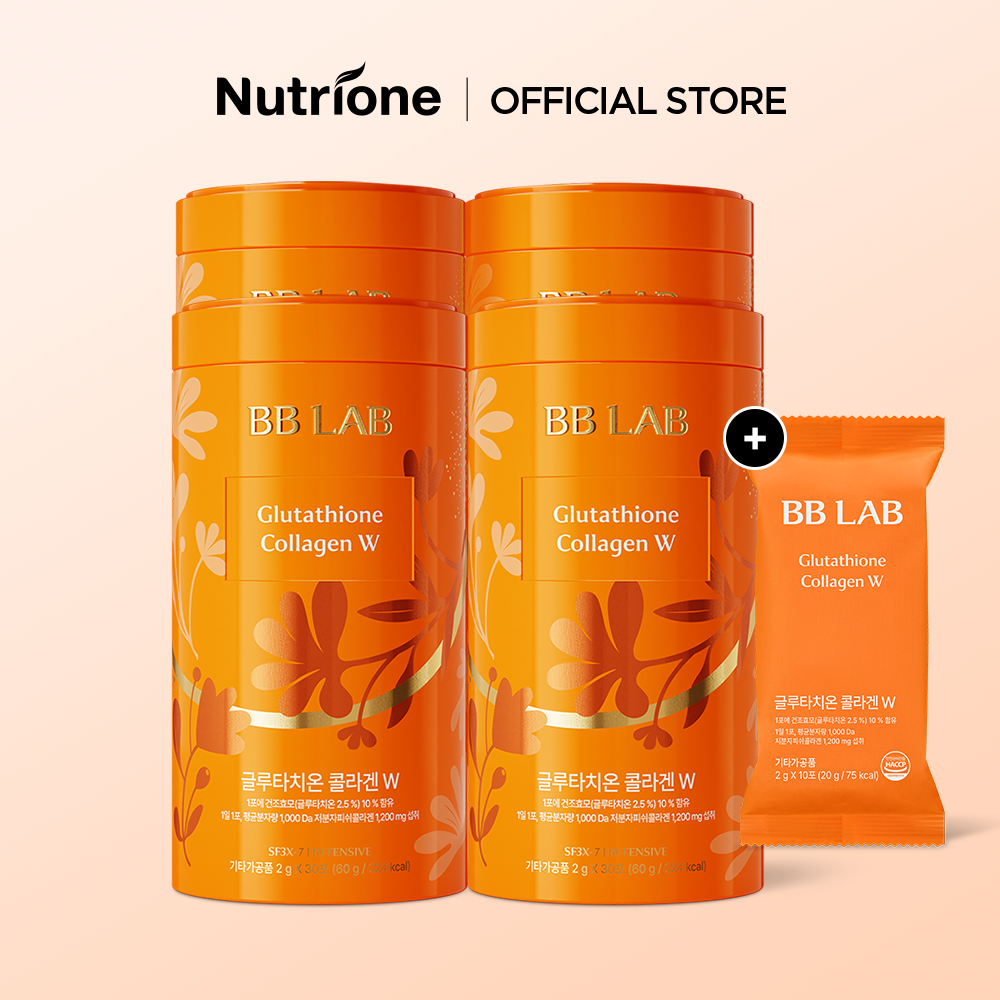 NUTRIONE BB LAB Intensive Glutathione Collagen W (2g x 30 sticks) + FREE 10 Sticks