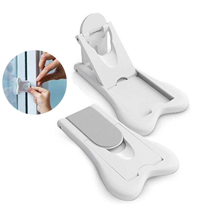 2PC Sliding Window Door Lock for Child Safety Baby Proof Doors & Closets Kit