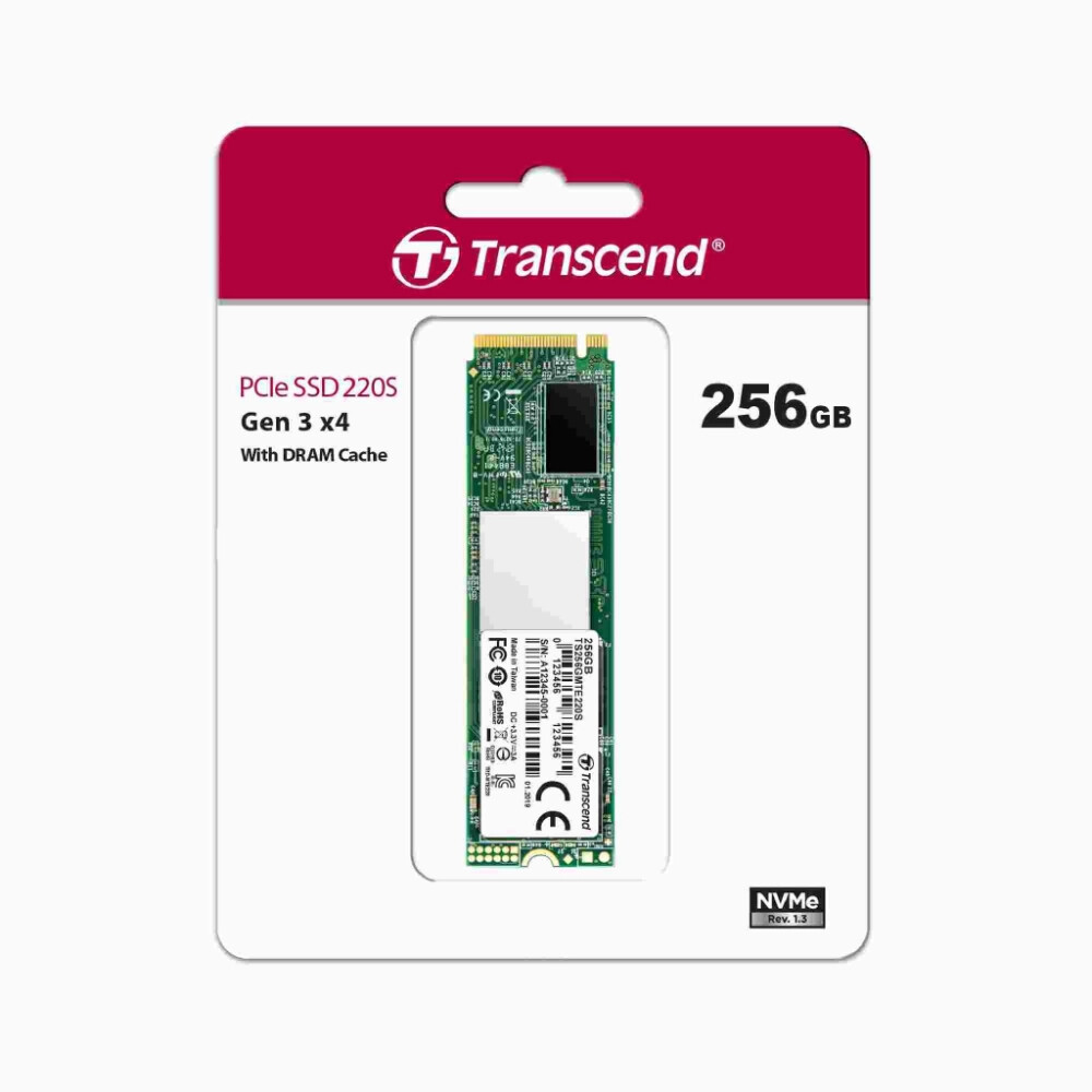 Transcend M.2 PCIE NVME MTE220S (256GB,512GB,1TB,2TB) Internal SSD Solid State Drives for PC Laptop (TS1TMTE220S)