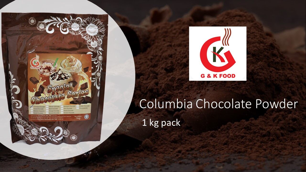 [100% JAKIM HALAL] 1KG Columbia Chocolate Powder
