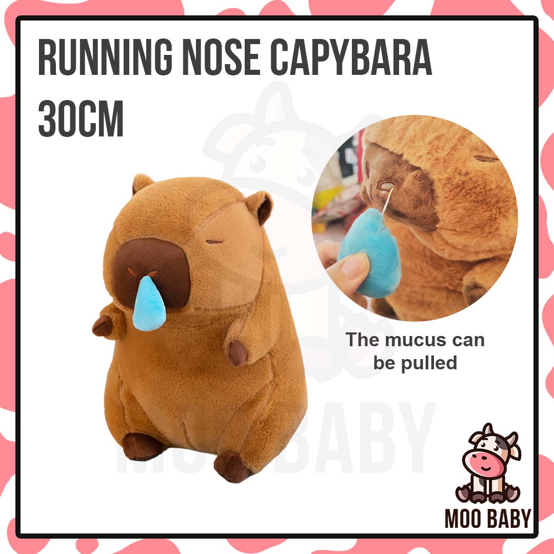 Moo Baby Capybara Cushion Pillow | Round Chair Seat Cushion | Floor Sitting Cushion | Office Seat Cushion | Soft Plush Cushion Pillow