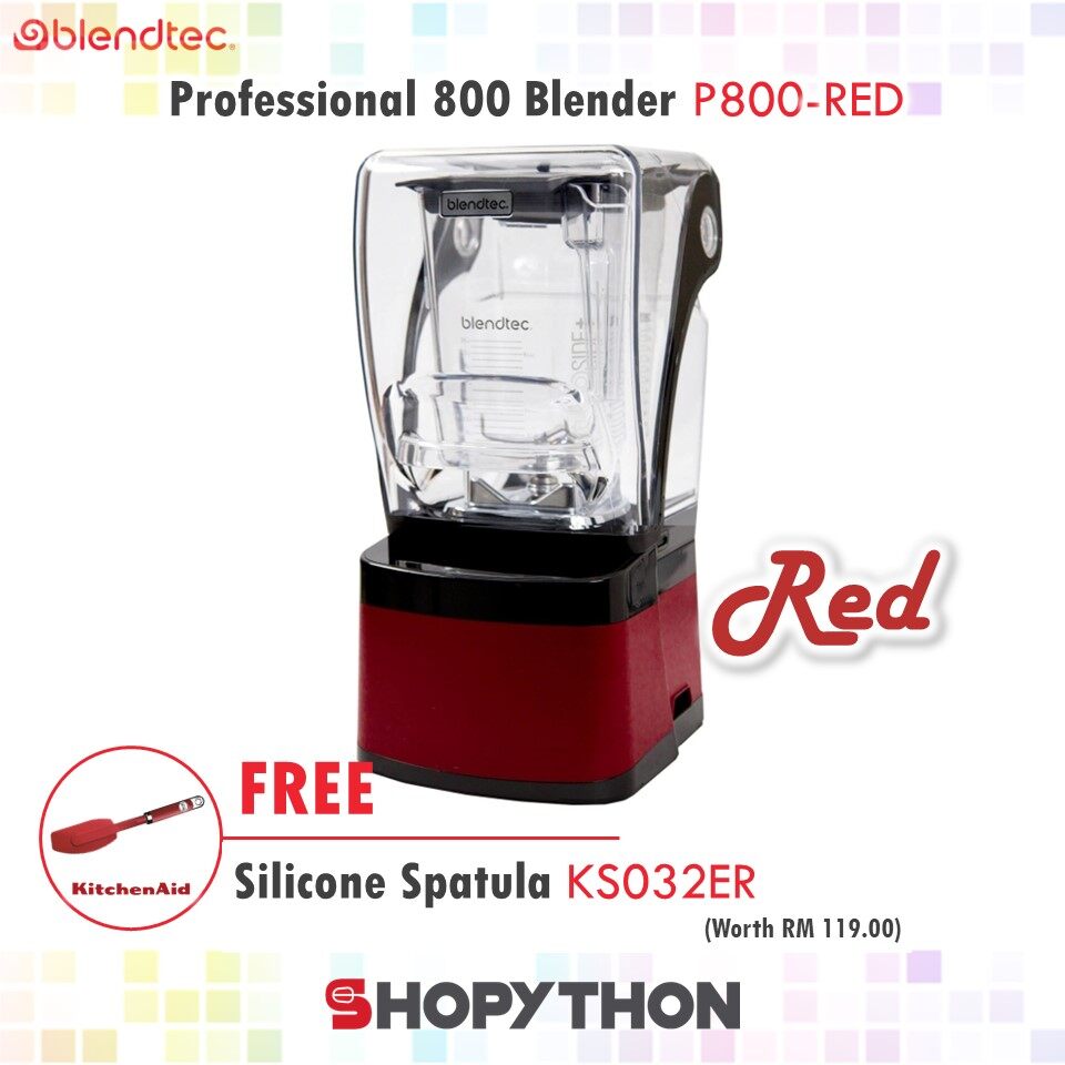 BLENDTEC Professional 800 Blender P800RED (2.66L) WildSide+ Jar Best