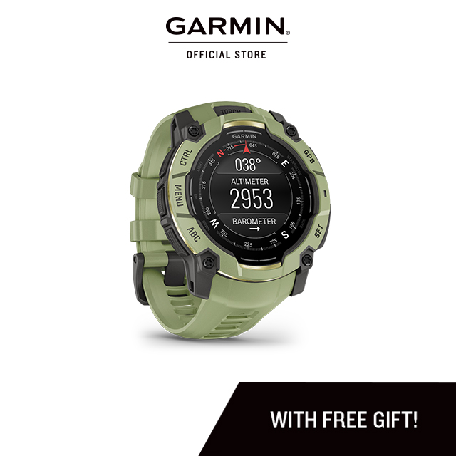 Garmin Instinct 3 - Jam Tangan GPS Tangguh dengan Skrin