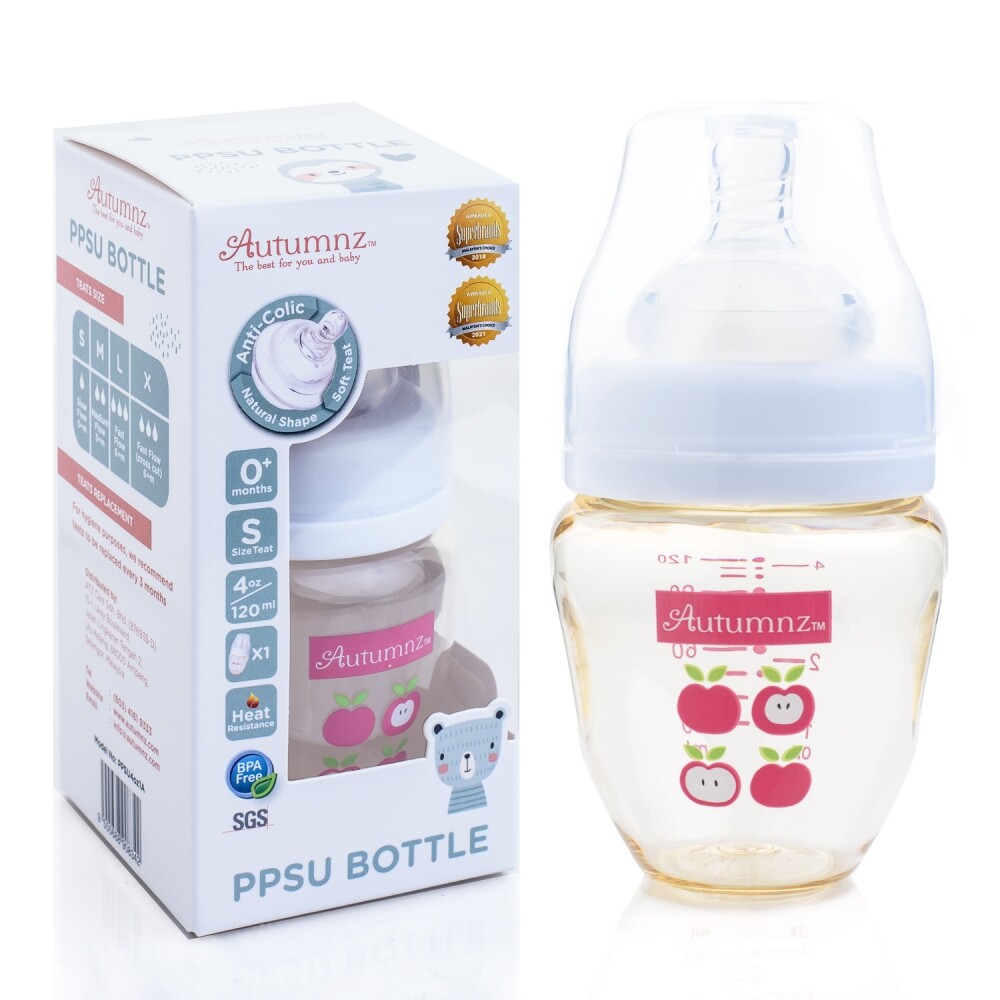 Autumnz - PPSU Wide Neck Feeding Bottle 4oz/120ml (Single)