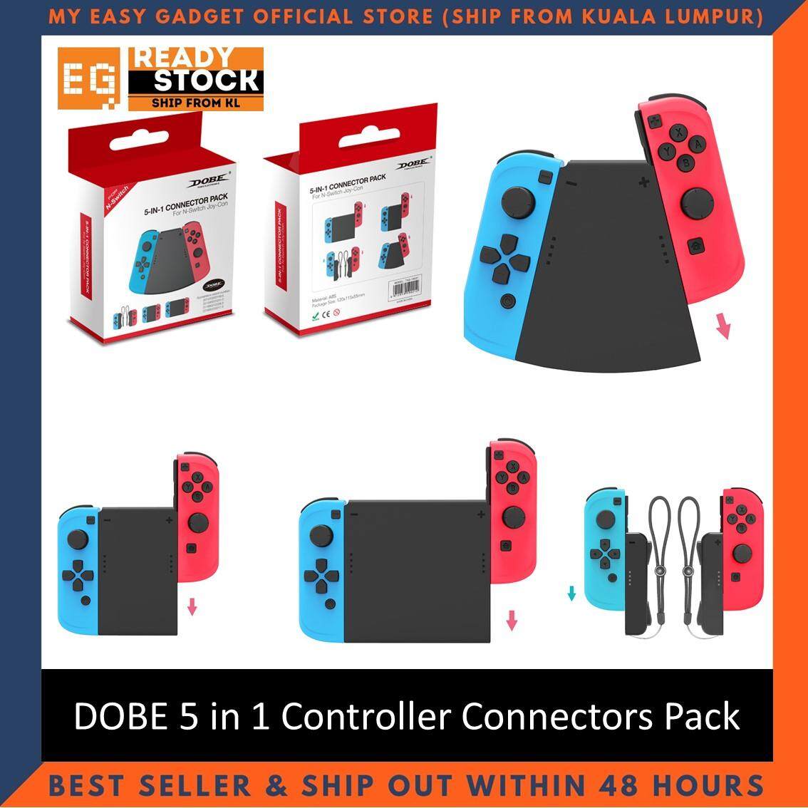 Nintendo Switch OLED / Switch V2 Dobe 5 IN 1 Joy Con Connector pack For Joy-Con Holder Case TNS-19021