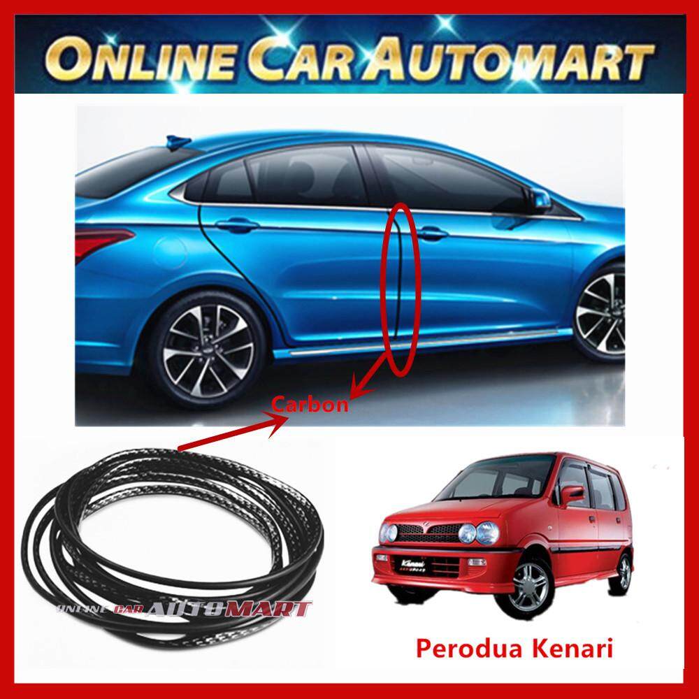 Perodua Kenari 16FT/5M (Carbon) Moulding Trim Rubber Strip Auto Door