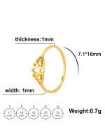 SKYRIM Womens Titanium Stainless Steel Ring Lotus Design Elegant Ring Jewelry Rings for friends