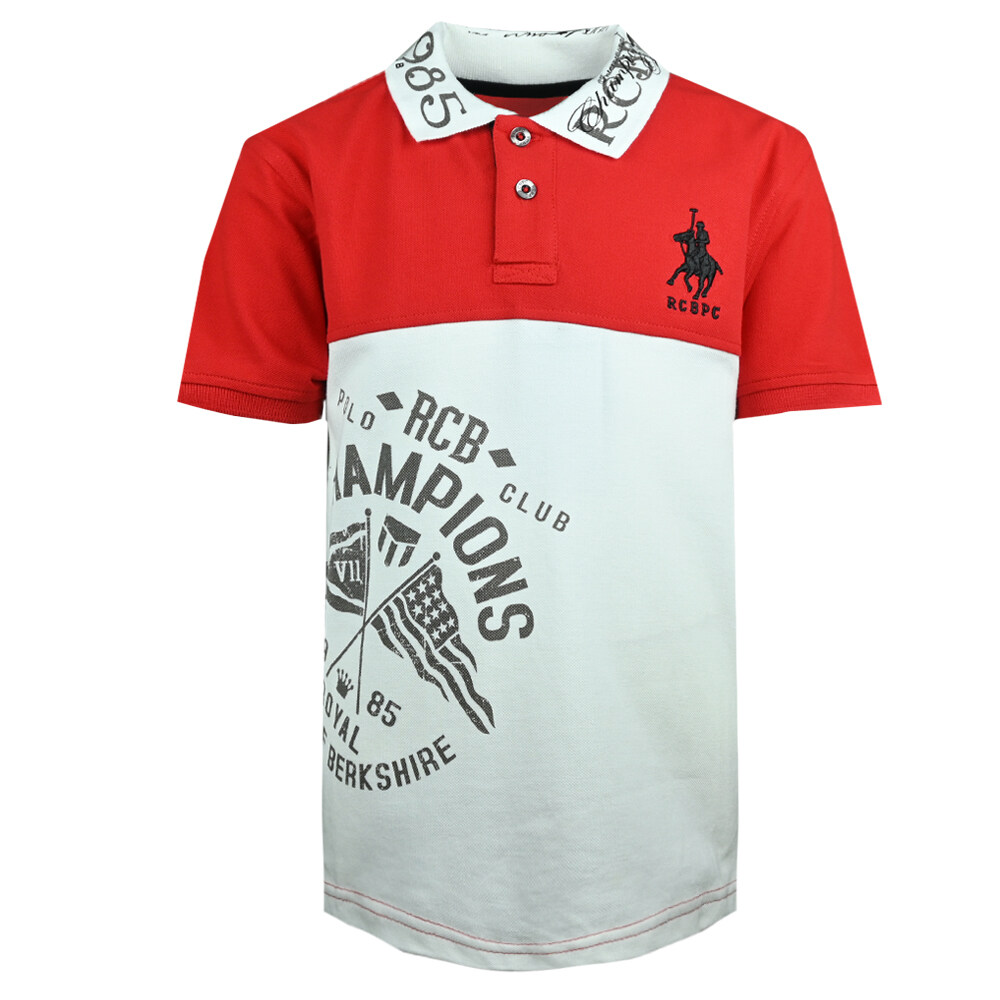 RCB POLO CLUB KIDS POLO TEERBTS10922 OOH Red 13-14 years old | pgmall