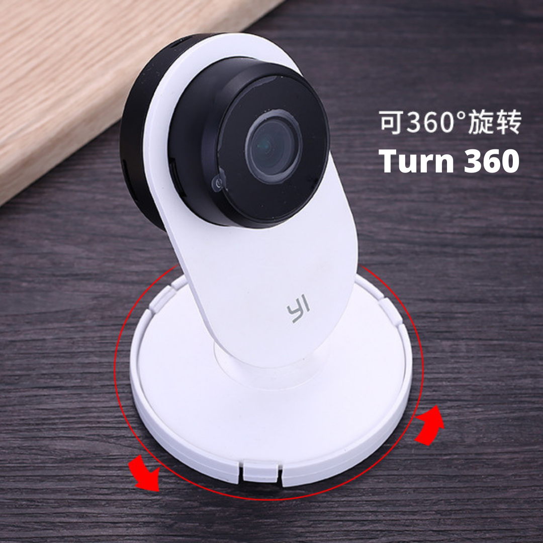 Xiaoyi Home Security Camera Wall Base 360 Degree Turn Easy To Install