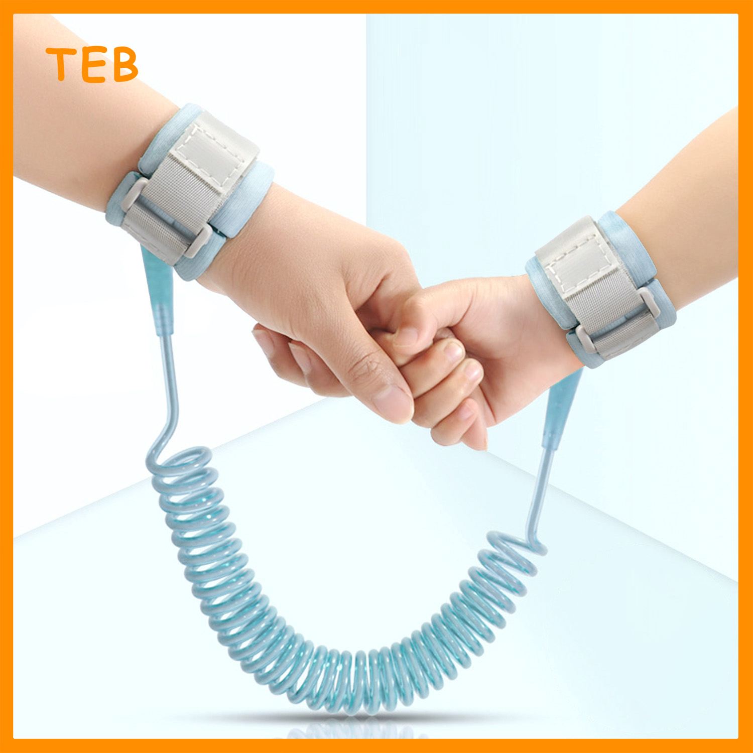 Anti-Lost Wrist Band Kanak-Kanak – Tali Keselamatan Bayi & Anak 1.5M Safety Harness Wrist Strap