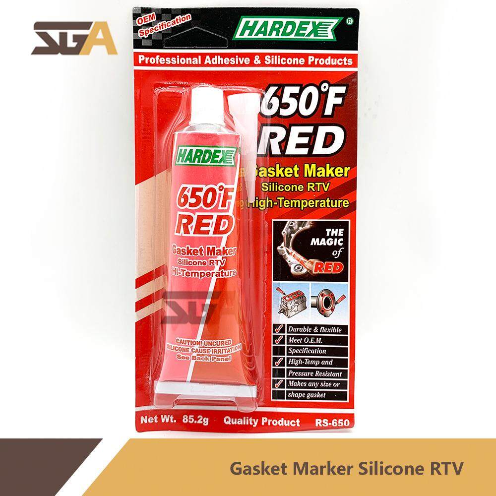 HARDEX RS650 650ºF RED RTV SILICONE GASKET MAKER GASKET GLUE Price