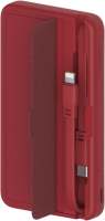 Eloop E57 PD3.0 20W Super Small Powerbank 10000mAh Power bank built in Cable Type C And iPhone Cable