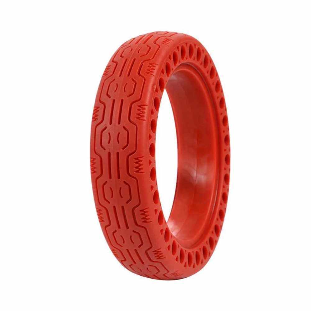 Compatible with Xiaomi M365 Electric Scooter Wheel Tire 8.3inch Electric Scooter Tire Tyre Non-slip Replacement Tire (Red)