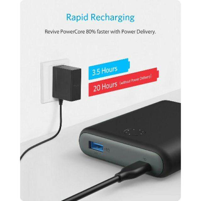 Anker x Nintendo A1241 PowerCore Nintendo Switch Edition 13400mah Power Bank with Power Delivery PD