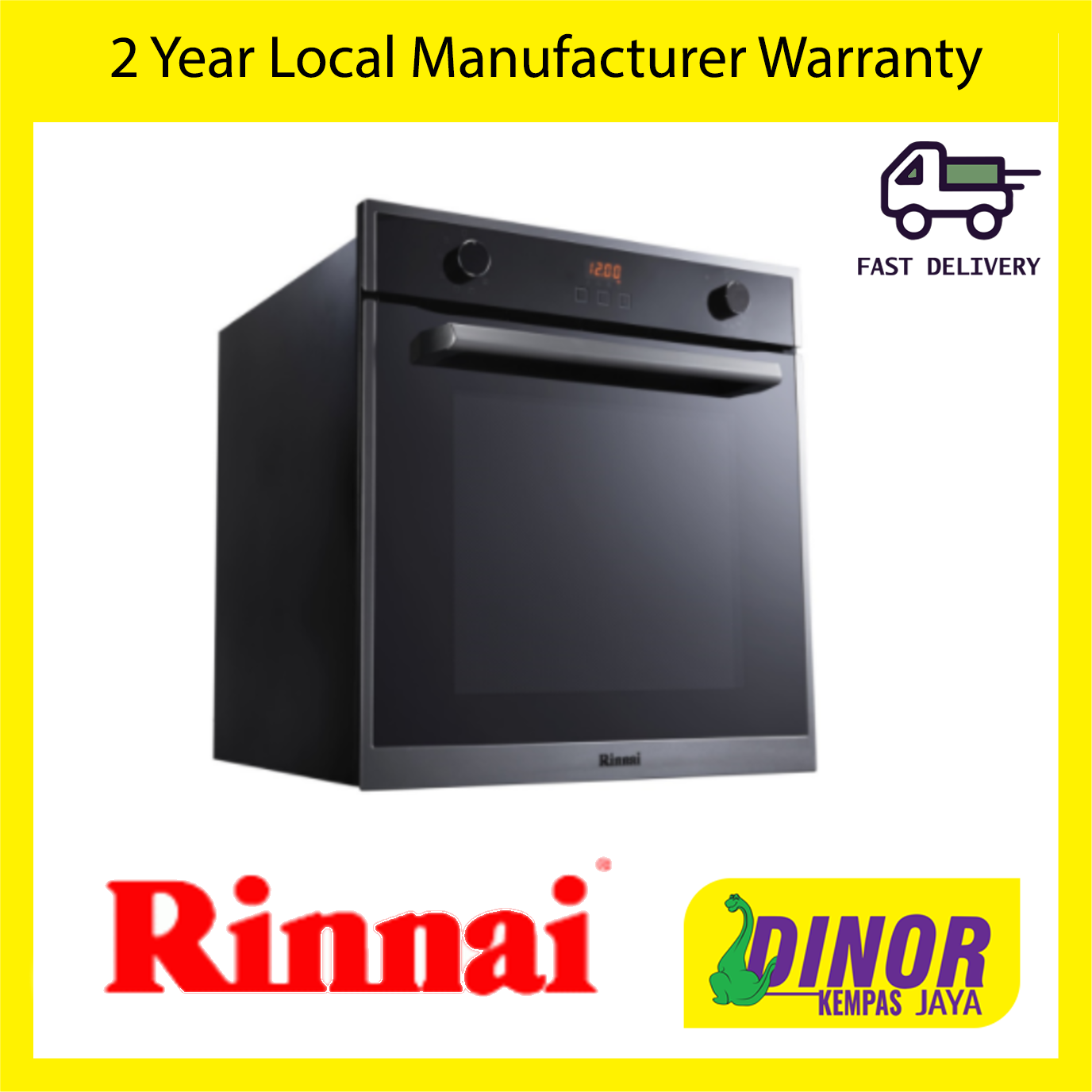 Rinnai Built-In Oven (70L) RO-E6208TA-EM