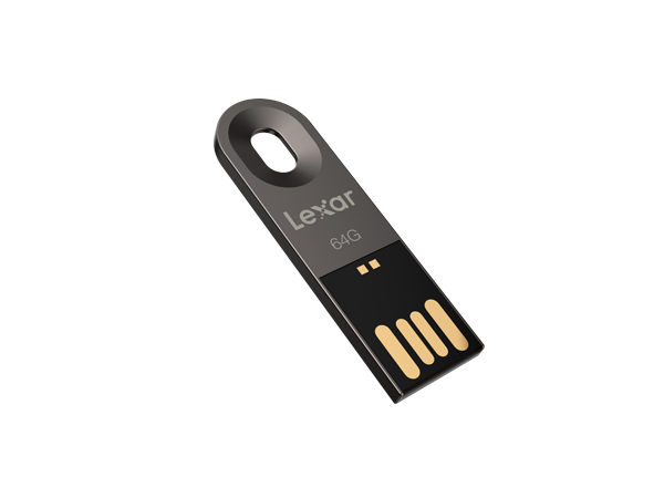 LEXAR Jumpdrive M25 USB 2.0 flash drive, 32GB/ 64GB, Ultra-slim with sleek metal design,