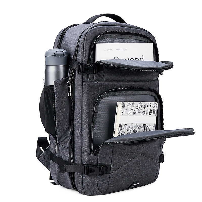 Arctic Hunter i-Boxie Men's Laptop Backpack Light Weight Multi-Compartment Water Bottle Big Capacity (15.6")