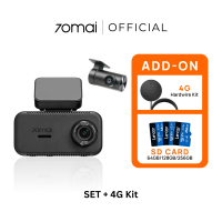 [2026 NEW] 70mai A810 Lite Dashcam 4K Resolution + HDR | 4G Connectivity | Supercapacitor | Built-in GPS | Buffered Emergency Recording | Dual Recording