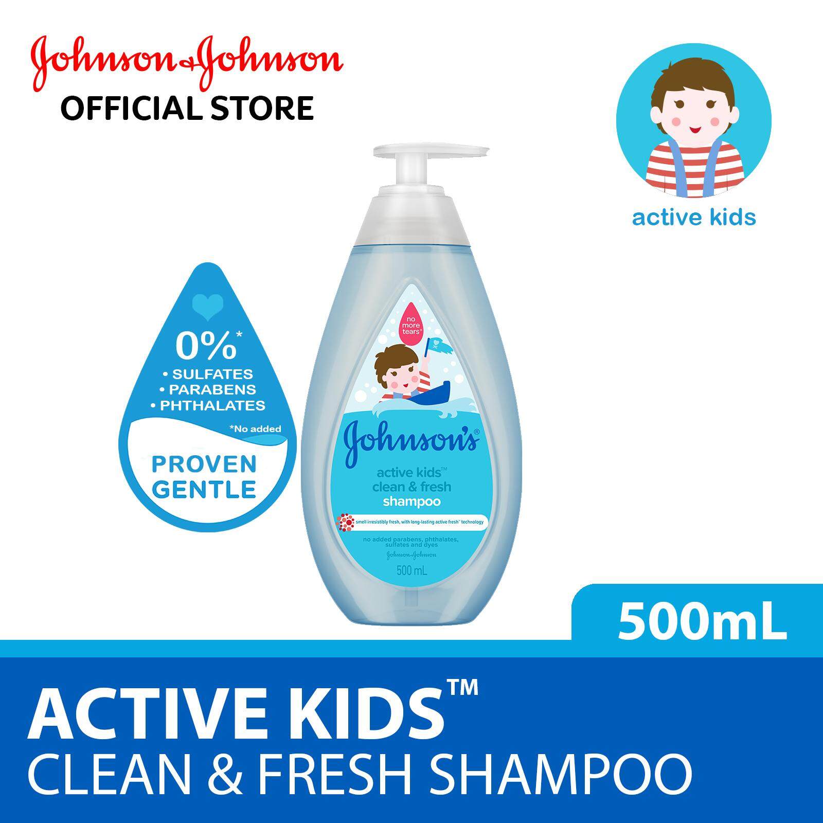johnson's active fresh shampoo