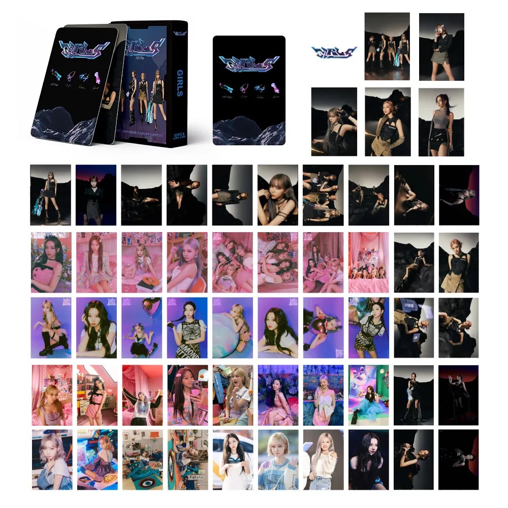 AESPA 55pcs Lomo Card KPOP Photocard SPICY SAVAGE My World Album Winter Dreams Come True NingNing HD Printing