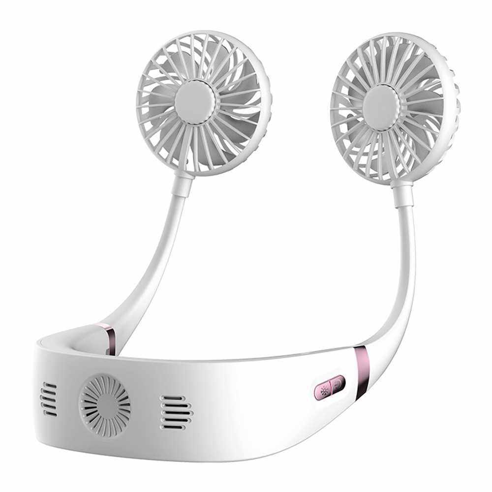 Portable Hands Free Neck Fan Mini Rechargeable USB Fan Personal Air