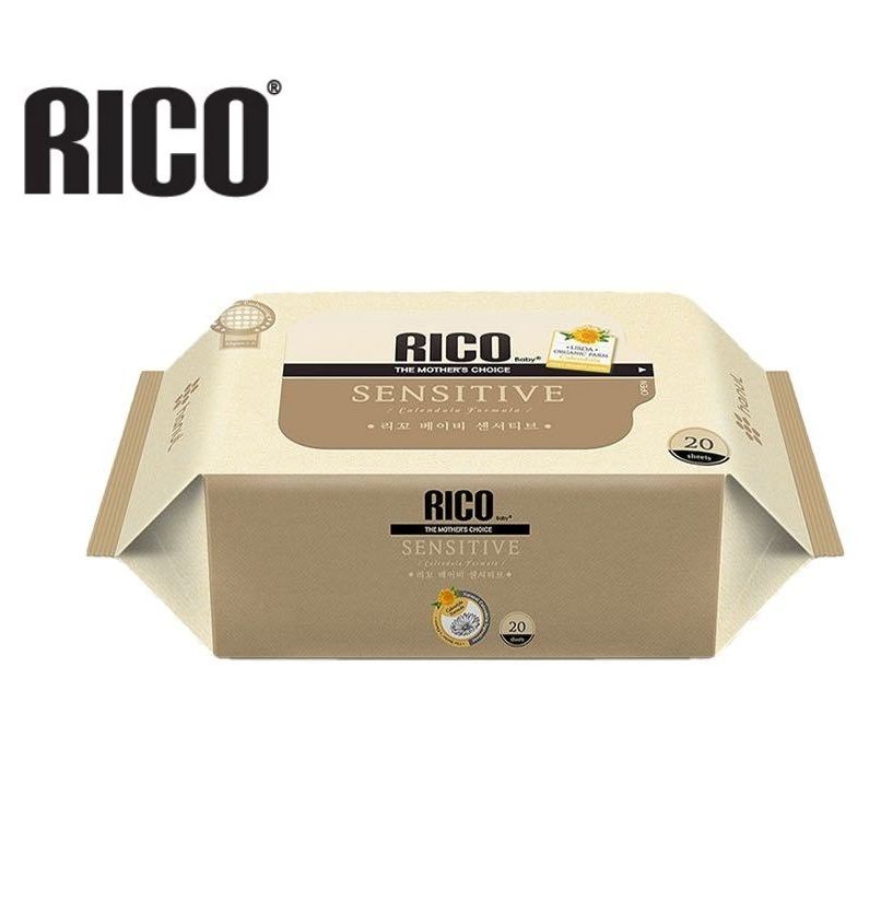 Rico Baby Wipe Wet Tissue Rico Wipes (Small Pack) Rico Wet Tissue
