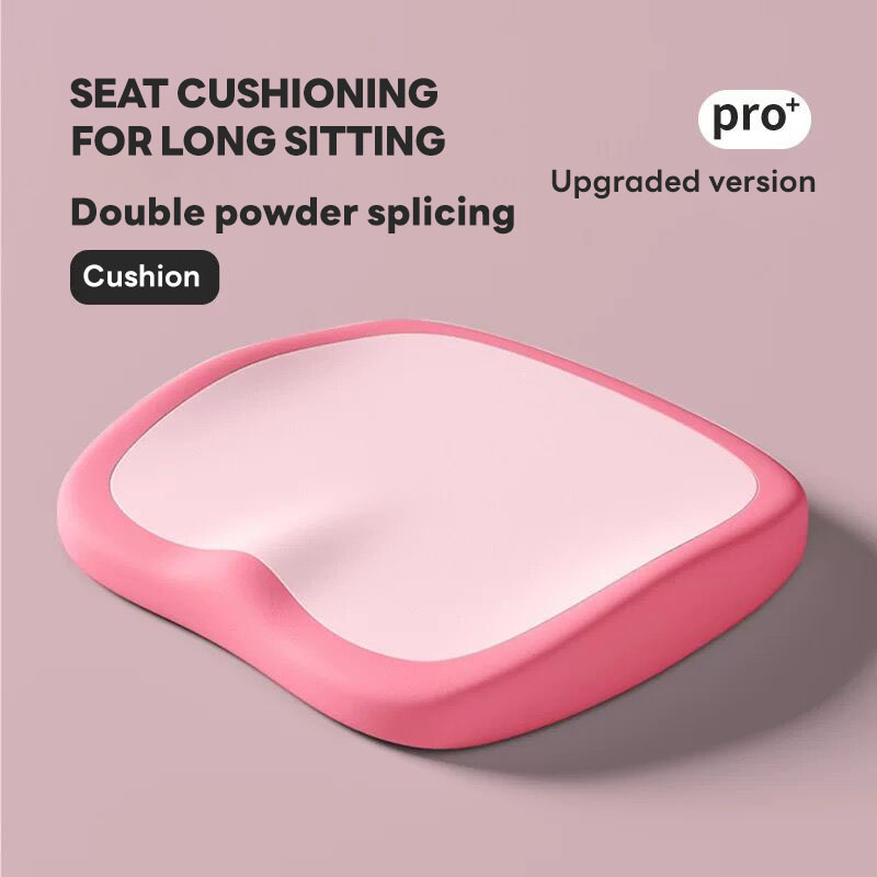 [MiGuMiGu] Memory foam cushion square office long-term sitting without fatigue waist butt pad beautiful buttocks four seasons anti-shift car seat cushion [24 hours delivery]