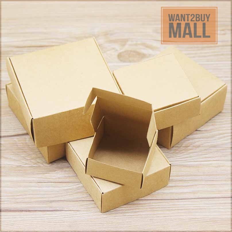 🇲🇾 🏆 DIY HANDMADE Mutli Size Paper Gift Boxes Marbling Candy Wedding Cake Package Kraft Home Living Party Box Package