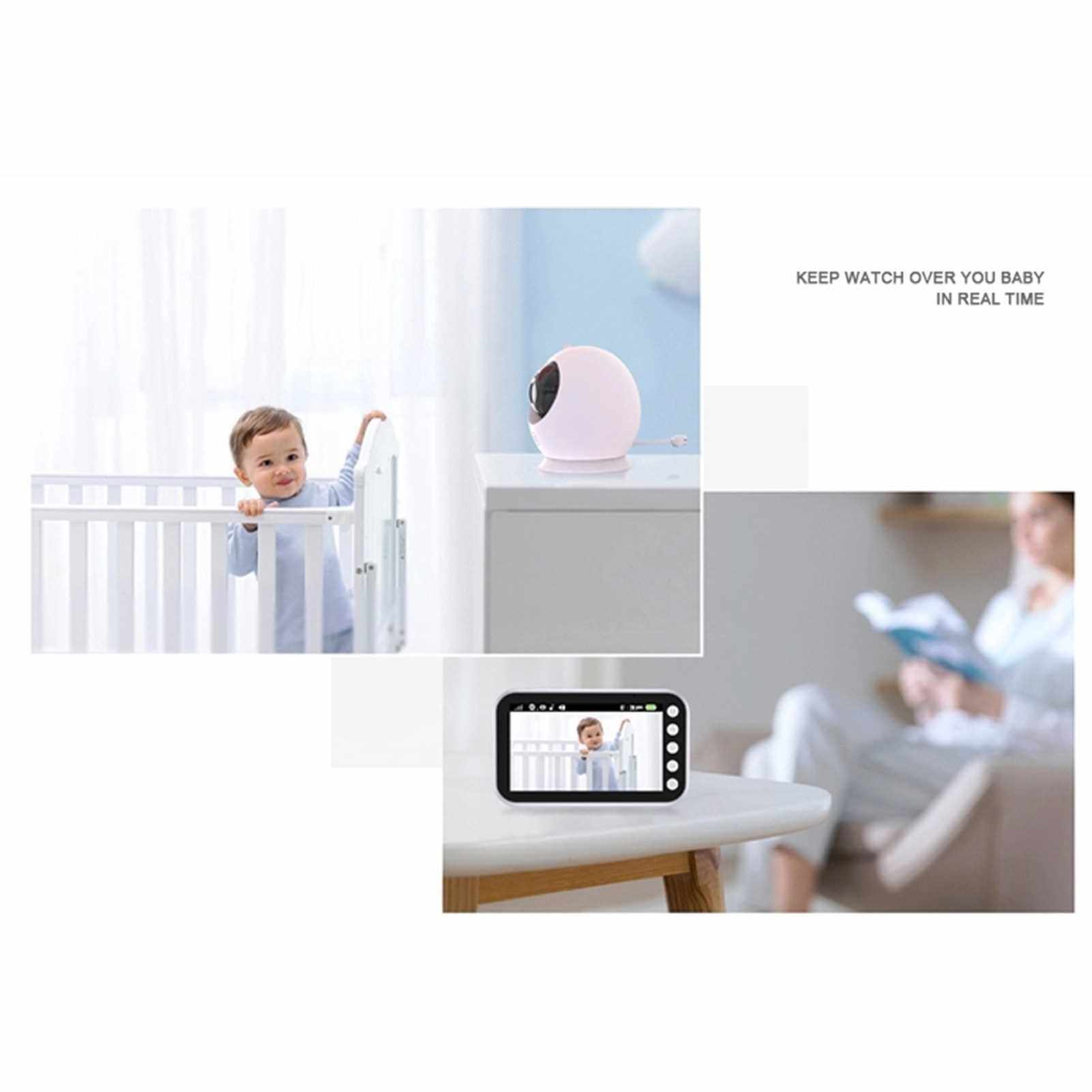 4.3 Inch Private Baby Monitor Two-way Audio Temperature Detection Children Monitor (Standard)