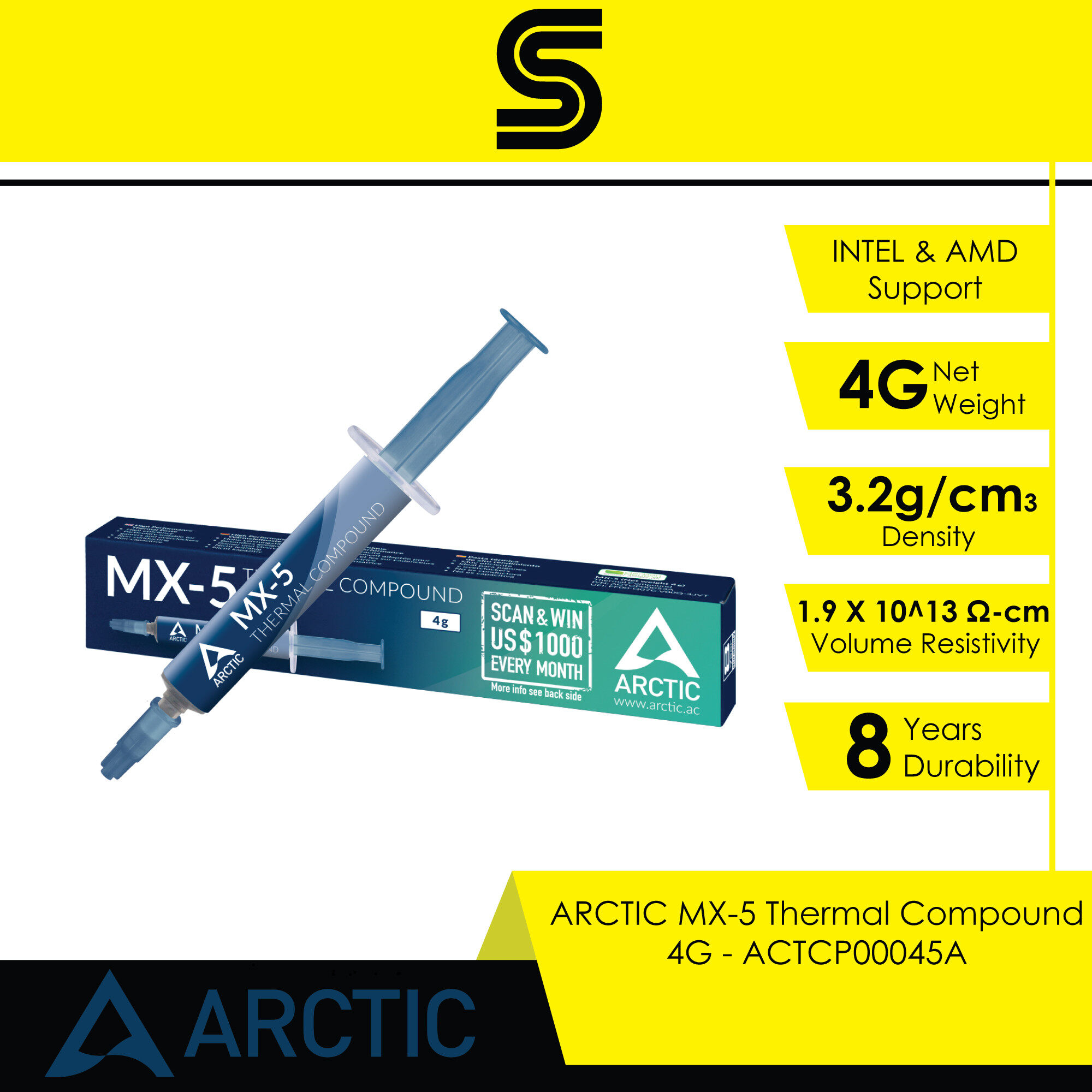 ARCTIC MX-5 Thermal Compound 4G - ACTCP00045A