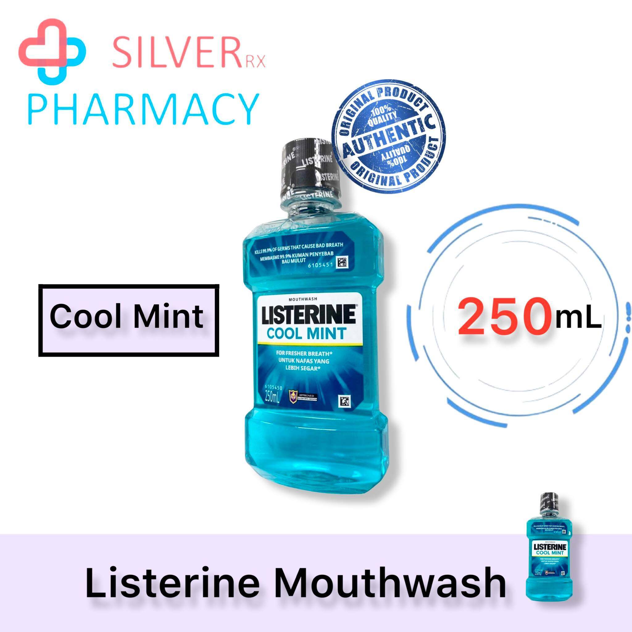 [Exp 04/2025] Listerine Mouthwash 250mL [Cool Mint]