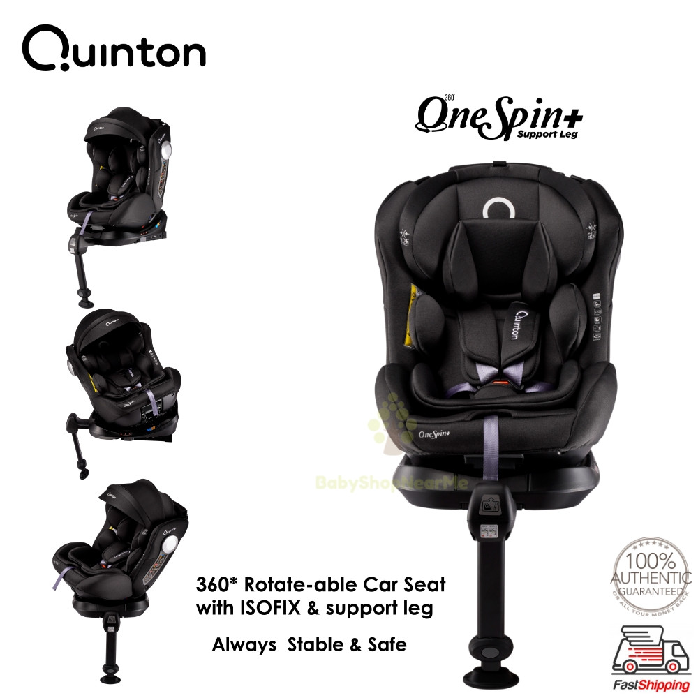 Quinton One Spin+ 360 Convertible Safety Baby Car Seat With ISOFIX & Support Leg Onespin