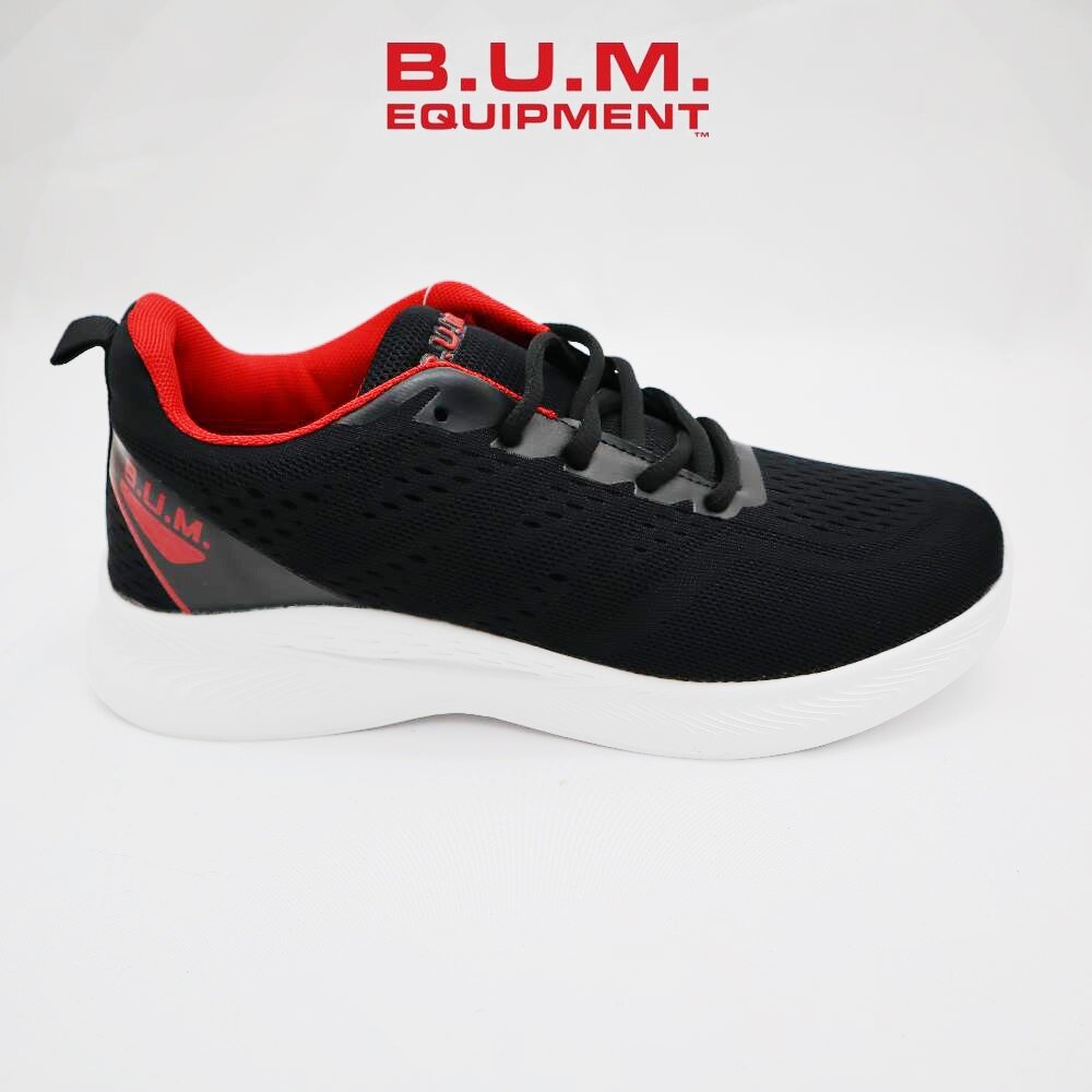 BUM Men Sneaker BM89139 Black x Red