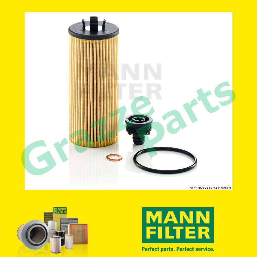100% Original Mann Engine Oil Filter HU6015Z-KIT HU 6015 Z KIT OX815 BMW Mini III F54 F55 F56 F57 F6