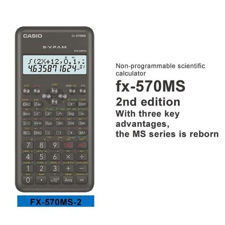 [KL ReadyStock] Casio fx 570ms 2nd edition Scientific Calculator 570ms2 570ms II FX-570MS