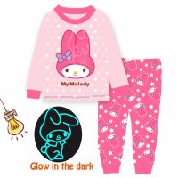 ⚡⚡Cuddleme Kuromi  / Melody / Cinamoroll pyjamas/Sleepwear/Baju Tidur Kanak-Kanak/睡衣套装